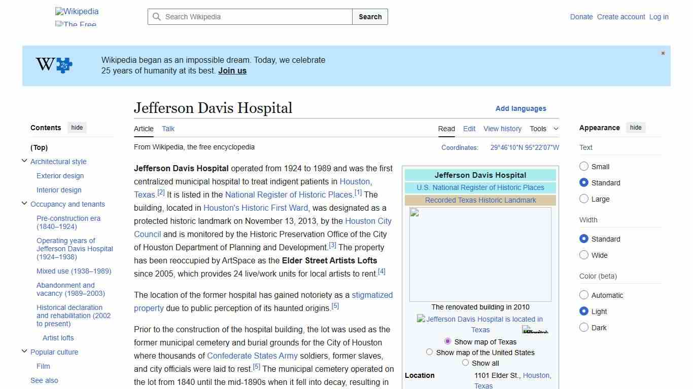 Jefferson Davis Hospital - Wikipedia