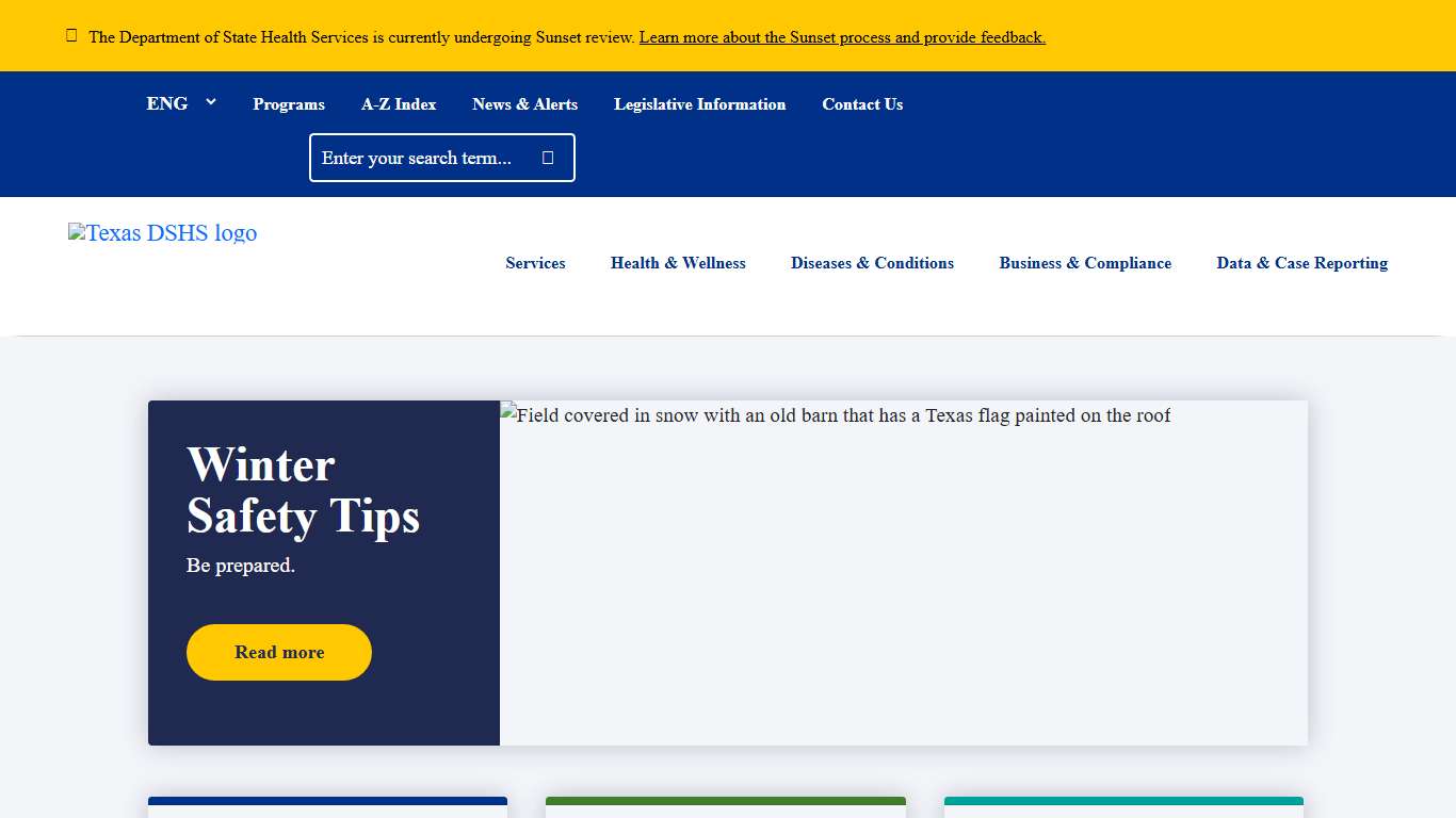 Texas Department of State Health Services (DSHS)